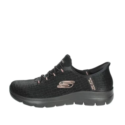 Abbildung von Skechers Damen Summits Classy Night Sneaker, Schwarz, 39.5 EU