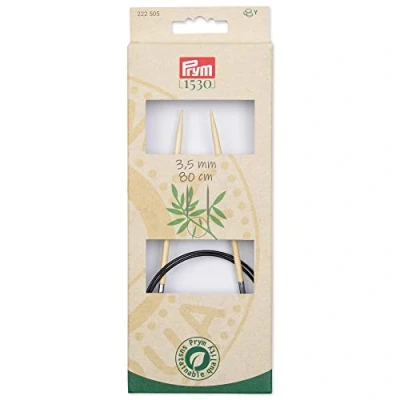 Abbildung von Prym 222505 Rundstricknadeln 1530, 80 cm, 3,5 mm, Holzfarben