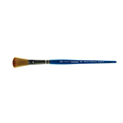 Abbildung von Winsor &amp; Newton 5389116 Cotman Aquarell Synthetikhaar Pinsel Serie 999 Mop Pinsel, kurzer Stiel mit exzellenter Sprungkraft, Farbtragekraft und Punktgenauigkeit 16mm 5/8&quot;