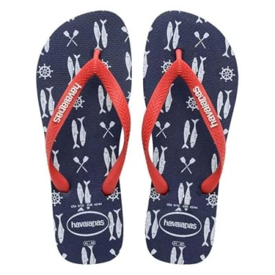 Abbildung von Havaianas Top Nautical, Herren Flipflop, Navy/Red Ruby,