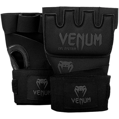 Abbildung von Venum, Kontact Gel Handschuh Wraps, Herren, L, Schwarz/Schwarz