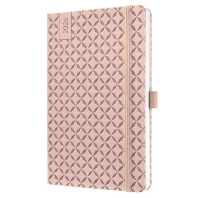 Abbildung von SIGEL J6131 Wochenkalender 2026 A5 rose, Hardcover, Gummiband, Stiftschlaufe, Einstecktasche, 174 Seiten, vegan, Buchkalender, Terminplaner Kalenderbuch Jolie