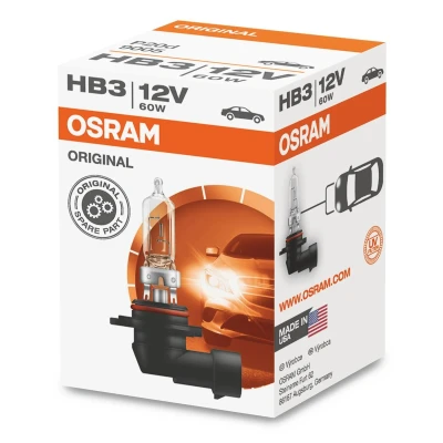 Abbildung von OSRAM 9005 Glühlampe, Fernscheinwerfer HB3 12V 60W 3200K Halogen TOYOTA: Avensis III Estate, Land Cruiser Amazon, Auris Hatchback, MAZDA: CX 7, 5