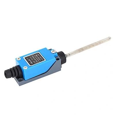 Abbildung von Mini Endschalter, AC 250V 5A DC 115V 0,4A Flexible Schraubenfeder Stange Momentan ME 9101 Endschalter 1NC 1NO