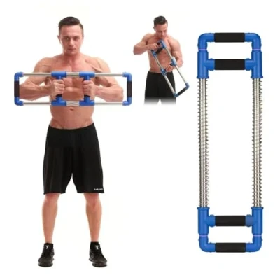 Abbildung von GoFitness Push Down Bar Brusttrainer Fitnessgerät für Zuhause Krafttraining Sportgerät Brustmuskeln, Arme, Schultern, Bauch, Rücken Home Gym Equipment Brust Expander Trainingsgerät