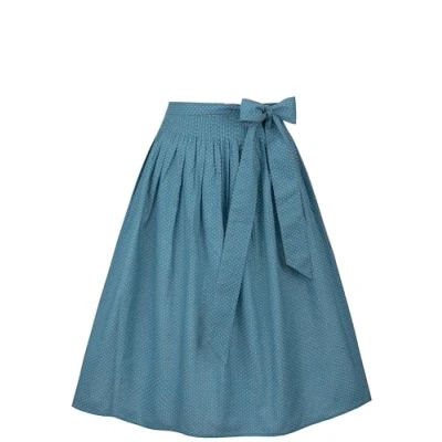 Abbildung von Stockerpoint Damen Molina Midi Dirndlschürze, Rauchblau, 40 44