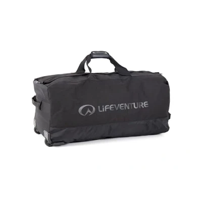 Abbildung von Lifeventure Seesack „Expedition“ mit Rollen 120 Liter, große robuste, verstärkte Rollen, kompakt verstaubar