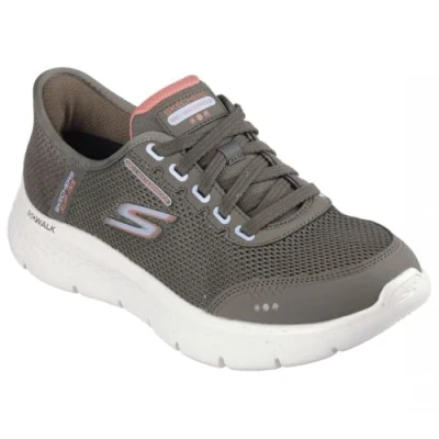 Abbildung von Skechers Damen Go Walk Flex Sneaker, olivgrün, 40 EU