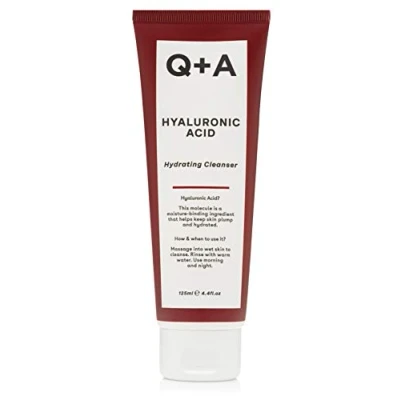 Abbildung von Q+A Hyaluronsäure Hydrating Cleanser, Reinigungslotion verwendet sanfte und glättende Reinigungswirkstoffe für eine bessere Feuchtigkeitsversorgung Ihrer Haut (125 ml)