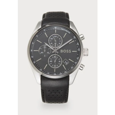 Abbildung von BOSS Grand PRIX 44 Uhr black, silvercoloured, Herren, Größe: One Size, Black/silver/coloured