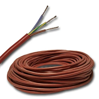 Abbildung von 5 Meter Silikonkabel z.B. für Ihre Sauna SIHF 3x1,5 mm²