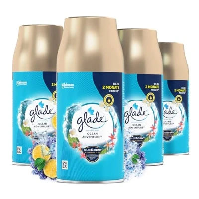 Abbildung von Glade (Brise) Automatic Spray Nachfüller, Raumduft, Ocean Adventure, 4er Pack (4 x 269 ml)