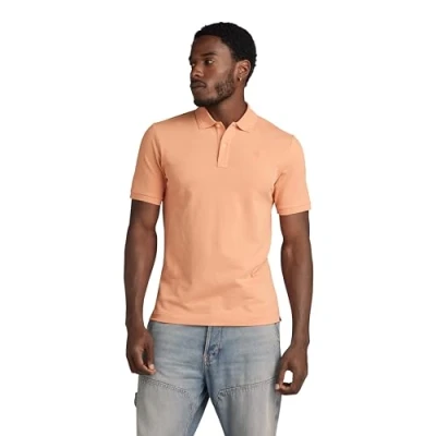 Abbildung von G Star Dunda Poloshirt, Herren, Größe: Medium, Peach bloom