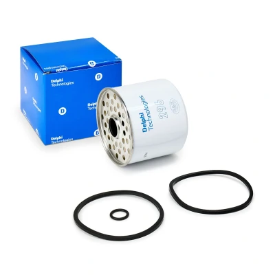 Abbildung von DELPHI HDF296 Kraftstofffilter Filtereinsatz LAND ROVER: Defender Off Road, VOLKSWAGEN: GOLF 1, Passat B3/B4 Estate, B2 Hatchback