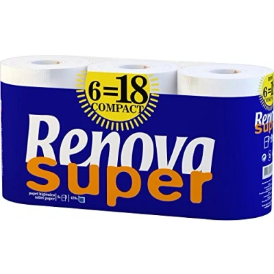 Abbildung von RENOVA SUPER COMPACT Toilet Paper 6 Rolls