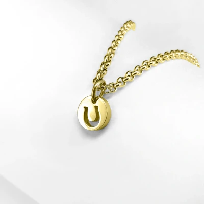 Abbildung von Ponytail&amp;Co Anhänger Hufeisen Mini Gold