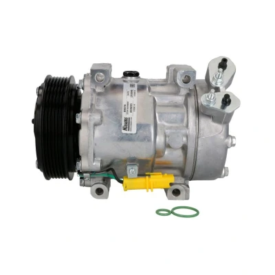 Abbildung von NISSENS 89076 Kompressor SD7V16 12 PAG 46 R 134a FIAT: Grande Punto Hatchback, Doblo II Box Body / Estate, Evo CITROËN: C8