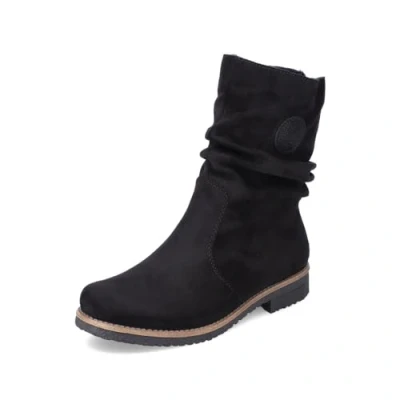 Abbildung von Rieker Damen Klassische Stiefeletten 73560, Frauen Stiefeletten,Bootee,Booties,halbstiefel,Kurzstiefel,uebergangsschuhe,schwarz (00),38 EU / 5 UK