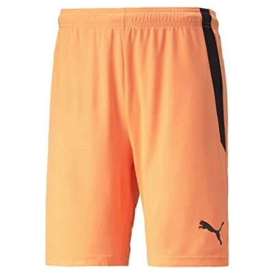 Abbildung von PUMA Herren Teamliga Shorts, Neon Citrus Black, S
