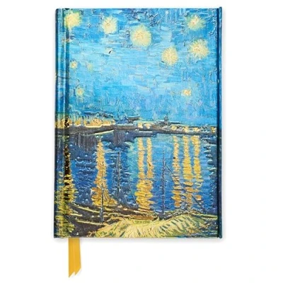 Abbildung von Premium Notizbuch DIN A6: Vincent van Gogh, Sternennacht über der Rhone: Unser hochwertiges, liniertes Blankbook mit festem, künstlerisch geprägtem ... A 6 Magnetverschluss, Band 1)