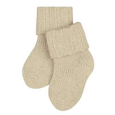 Abbildung von Falke BABY Flausch Temperature Regulation Socken für Kinder, Größe: 62/68, Sand mel