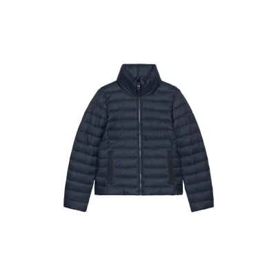 Abbildung von Marc O&#039;Polo Damen Steppjacke mit Stehkragen wasserabweisend, Blau (Deep Blue Sea), 32