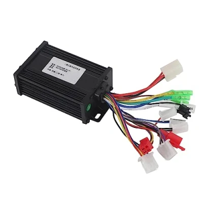 Abbildung von Tbest Controller 36v, Brushless 24V 48V Motor Speed Bürstenmotor Drehzahlregler, 250/350 Watt Elektromotor Controll mit wasserdichter LCD Panel für Elektro