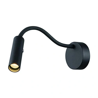 Abbildung von SLV KARPO MAGN Wand Beleuchtung innen, Wandaufbauleuchte, LED Spot, Aufbau Leuchte, Wandstrahler 3000K, 5,8W, 380lm, schwarz, dimmbar