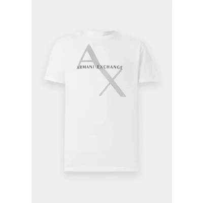 Abbildung von Armani Exchange Tshirt print, Herren, Größe: XXL, White