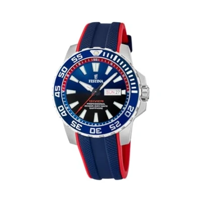 Abbildung von Festina Herren Analog Quarz Uhr mit Silikon Armband F20662/1