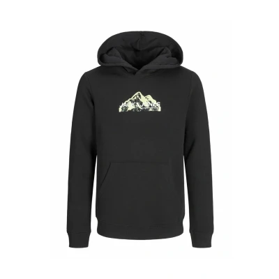 Abbildung von Jack &amp; Jones Junior LOGO MINI Kapuzenpullover für Kinder, Größe: 98, Black