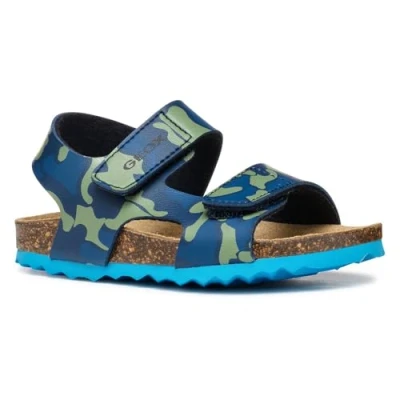 Abbildung von Geox Trekkingsandale für Kinder, Größe: 22, Navy dark azure Schuhe