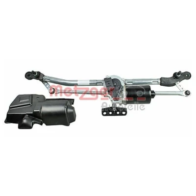 Abbildung von METZGER 2190397 Scheibenwischergestänge für Linkslenker vorne mit Elektromotor OPEL: Astra G CC, Convertible, Caravan