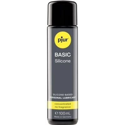 Abbildung von pjur BASIC Silicone Silikon Gleitgel ideal für Einsteiger kondomgeeignet und nicht klebend Männer &amp; Frauen (100ml)
