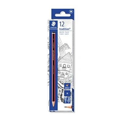 Abbildung von STAEDTLER 110 Tradition Bleistift Zedernholz H 12 Stück