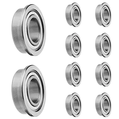 Abbildung von 10 Stück F688 ZZ Flanschkugellager 8 mm x 16 5 doppelt geschützte Rillenkugellager für DIY, Drehbänke, Motoren, 3D Drucker, verschiedene mechanische Geräte, etc.
