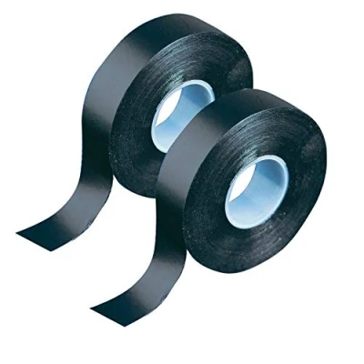 Abbildung von Gocableties Selbstverschweißendes Klebeband 25 mm x 10 m Isolierband und Dichtungsband für wasserdichte Reparaturen Schwarz 2 Rollen