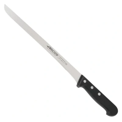 Abbildung von Arcos Serie Universal Schneidmesser Schinkenmesser Klinge Nitrum Edelstahl 280 mm HandGriff Polyoxymethylen (POM) Farbe Schwarz