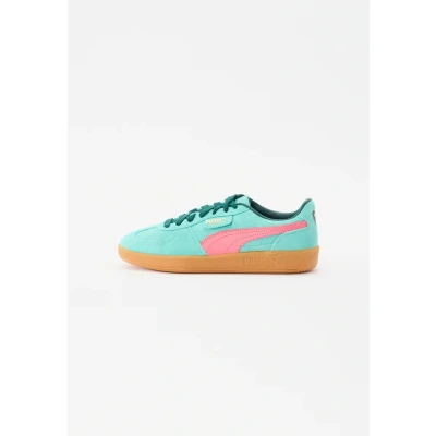 Abbildung von Puma Palermo Unisex Sneaker low turquoise/pink, Größe: 42.5, Turquoise/pink Veloursleder