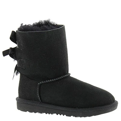 Abbildung von UGG Unisex Kinder Bailey Bow Ii Classic Boot, Schwarz, 35 EU