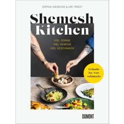 Abbildung von Shemesh Kitchen: viel Sonne, Gemüse, Geschmack. Ausgezeichnet mit dem Deutschen Kochbuchpreis 2023.