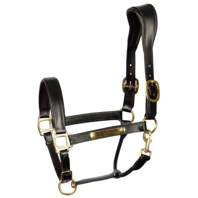 Abbildung von Harry&#039;s Horse Halfter Leder Anatomic Cob Schwarz