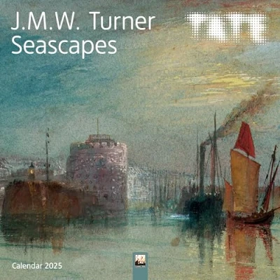 Abbildung von Tate: J.M.W. Turner, Seascapes William Seelandschaften 2025: Original Flame Tree Publishing Kalender [Kalender] (Wall Kalender)