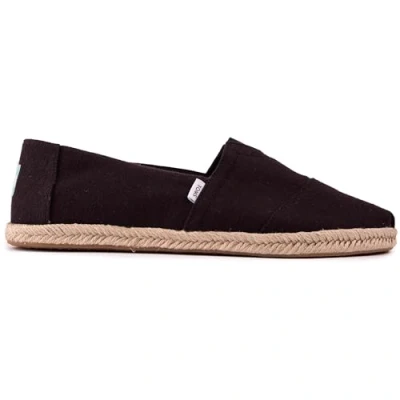 Abbildung von TOMS Herren Alpargata Rope Classic Flacher Slipper, Total Black, 45 EU