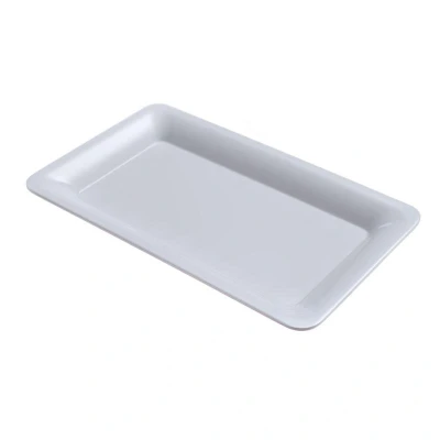 Abbildung von HENDI GN Platte 1/4 Melamin 26,5 x 15,2 2 cm bruchfest, Gastronorm Servierplatte kaufen