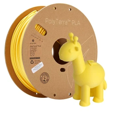 Abbildung von Polymaker 70851 PolyTerra PLA Filament 2.85mm 1000g Gelb (matt) 1St.