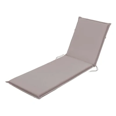 Abbildung von Traumnacht Komfort Liegenauflage Outdoor taupe mit abnehmbarem Bezug, 190 x 58 6 cm, Öko Tex zertifiziert, produziert nach deutschem Qualitätsstandard