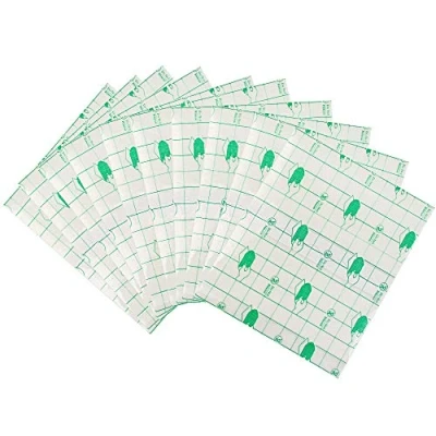 Abbildung von wordmo 20 Stück Wasserdichte transparente Filmrolle 15cmX15cm Klebeband Medizinische Wundauflage Fixierer Gips Stretch Fixierband Tattoo Aftercare Bandage Antiallergische Selbstpaste