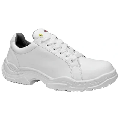 Abbildung von ELTEN Sicherheitsschuhe WHITE Loop Low ESD S2, Damen und Herren, Textil, Stahlkappe, leicht, klassisch, Weiß, Größe: 36