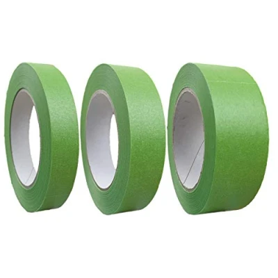 Abbildung von varivendo 3er Set Profi+ Feinkreppband 19 mm, 25 mm und 38 x 50 m (grün)